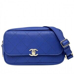 Chanel waist bag for women, chain body bag, Coco mark, pouch, handbag, CHANEL...